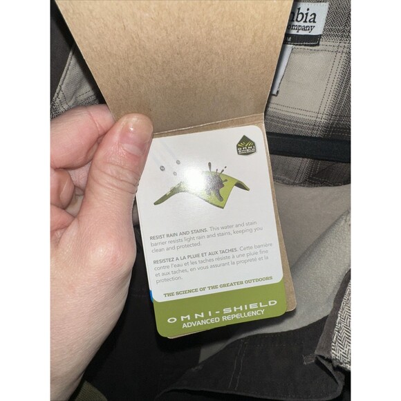 Xxl Mens Columbia Jacket Fort Rock II Shirt Jac Rn69724 Omni Shield - Picture 5 of 9